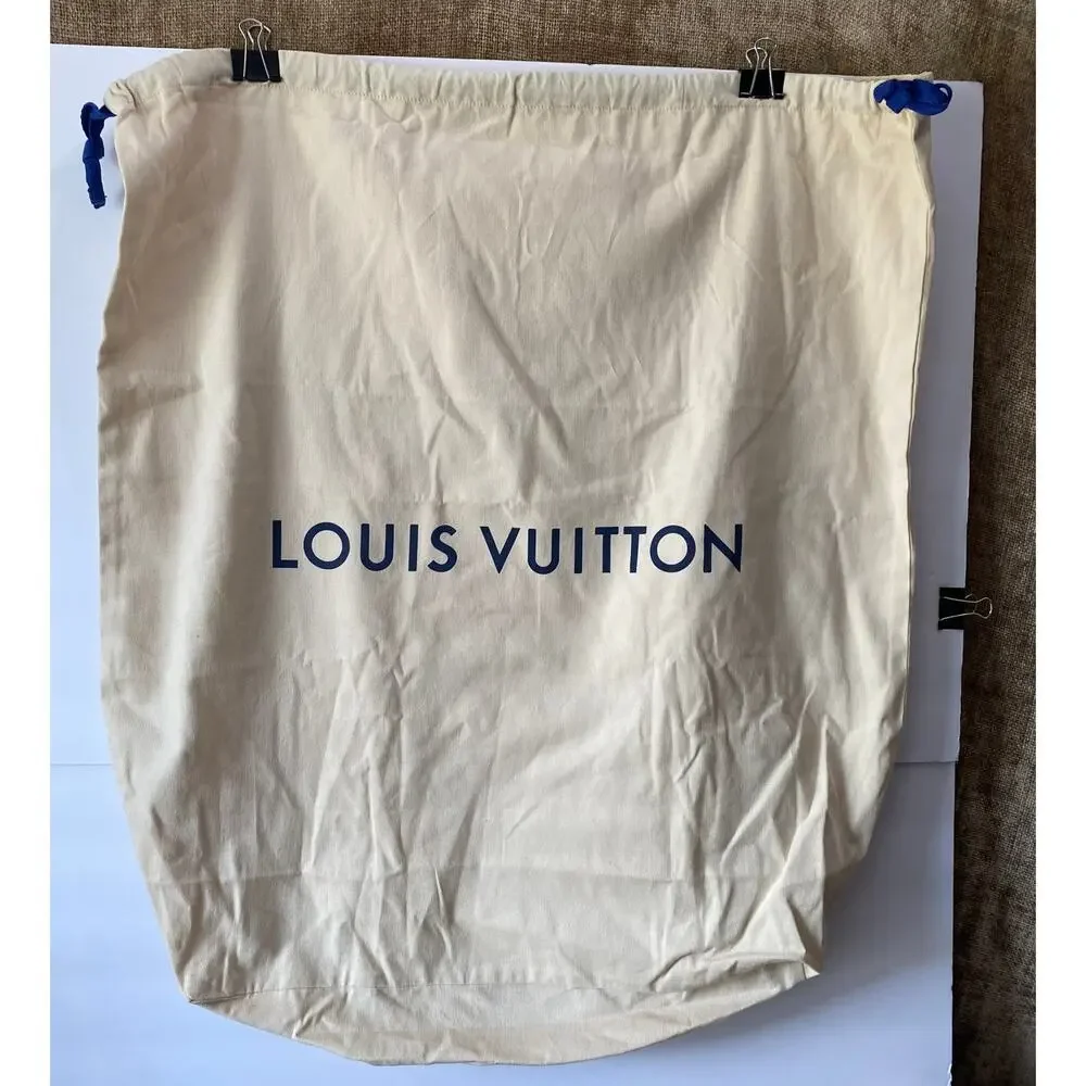 Louis Vuitton Dust Bag Lot of 5 Cotton & Wool Assorted Sizes Large Drawstring
